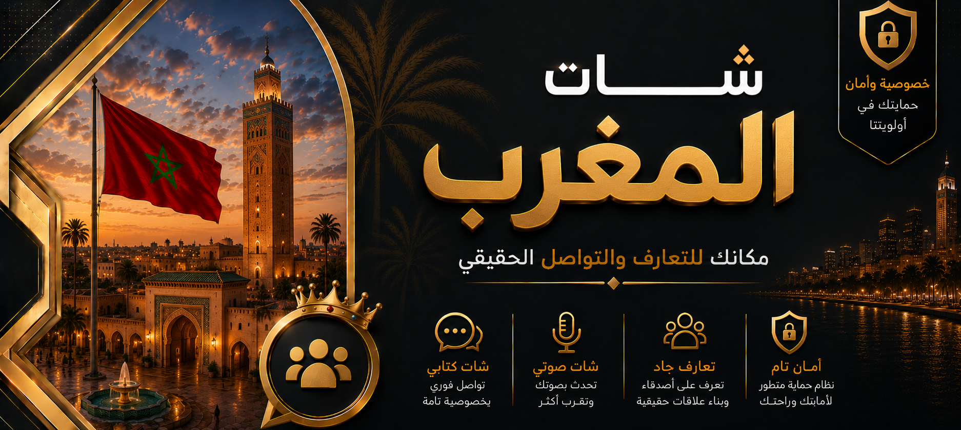 شات المغرب | دردشة مغربية صوتية وكتابية بدون تسجيل
